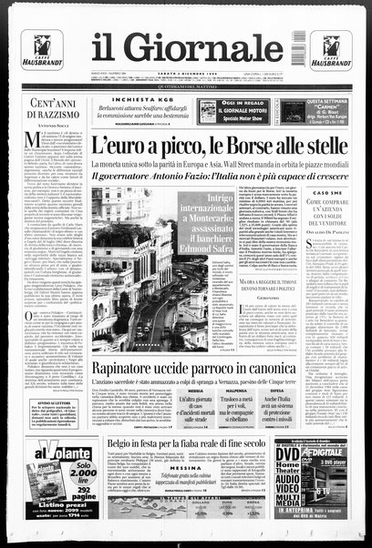 Il giornale : quotidiano del mattino